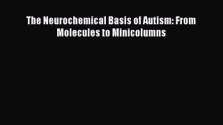 Read The Neurochemical Basis of Autism: From Molecules to Minicolumns Ebook Free