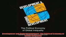 Popular book  Development and Underdevelopment The Political Economy of Global Inequality