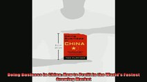 For you  Doing Business In China How to Profit in the Worlds Fastest Growing Market