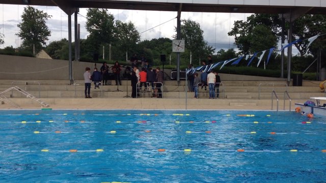 Les élèves du conservatoire de Sablé en concert à la piscine