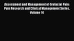 Read Assessment and Management of Orofacial Pain: Pain Research and Clinical Management Series
