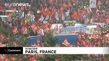 Paris protesters clash with police