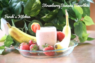 Strawberry Banana Smoothie *Farah's Kitchen* - Season 2 Episode 25