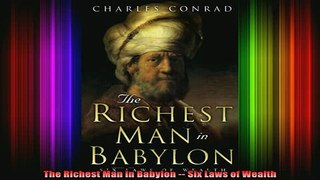 DOWNLOAD FREE Ebooks  The Richest Man in Babylon  Six Laws of Wealth Full Free