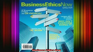 DOWNLOAD FREE Ebooks  Business Ethics Now Full Ebook Online Free