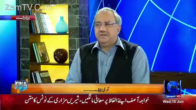 A pro PMLN anchor Arif Nizami states that Chohdry Nisar and Shehbaz Sahrif are begging General Raheel Shareef to take extension