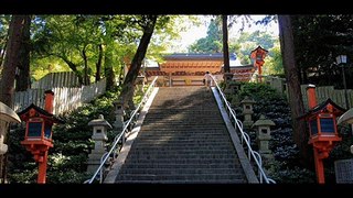 開運メッセージ　平成25年12月27日（金）　写真：枚岡神社の石段