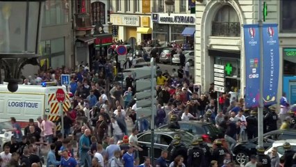 Tear gas used on England soccer fans in Lille