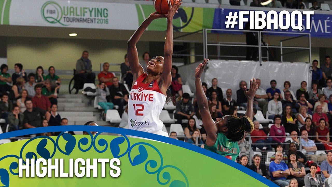 Turkey v Cameroon - Highlights - 2016 FIBA Women's Olympic Qualifying Tournament