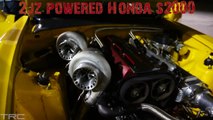 Honda S2000 Wheelie! (2JZ Powered from AD Turbo)