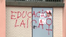 Profanan la capilla de la UAM con pintadas