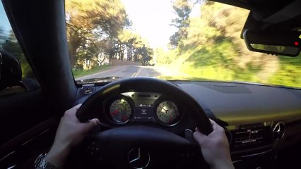 POV Driving - Mercedes SLS Roadster - Jebel Hafeet - Best Road in The World - 4K Video