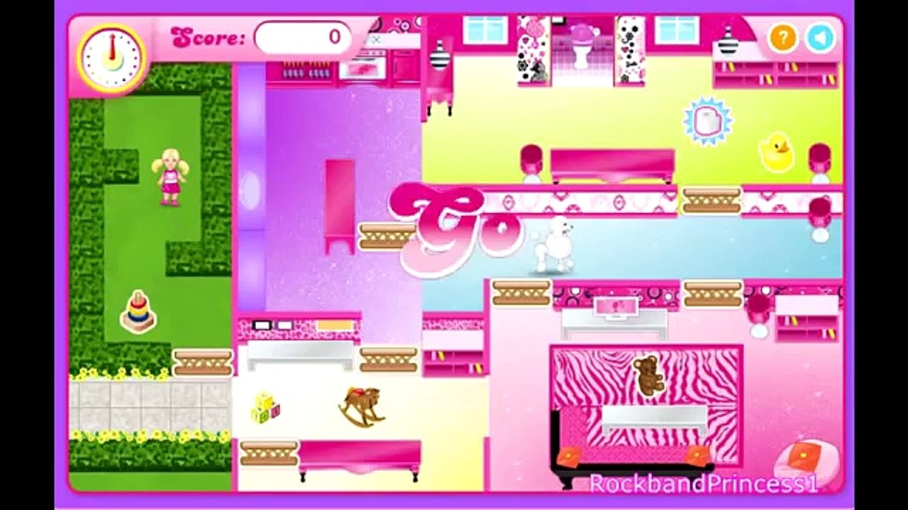 Barbie Games   Baby Games   Free Barbie Babysitter Games   Barbie Potty Race Game