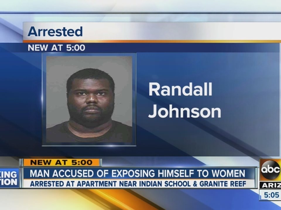 Man arrested for exposing himself in front of woman