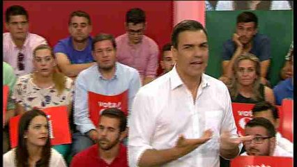 Sánchez : "Quién quiera decir no a Rajoy, que diga sí al PSOE"