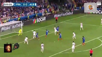 أهداف مباراة فرنسا وألبانيا 2-0 يورو 2016
