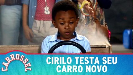 Cirilo testa seu novo carro