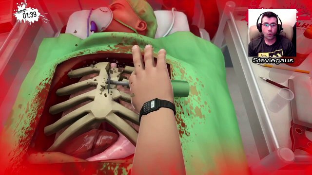 Surgeon simulator opération no1 je suis un chirurgien presque parfait!!