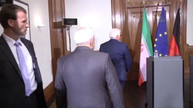 Almanya Dışişleri Bakanı Steinmeier - İran Dışişleri Bakanı Zarif - Berlin