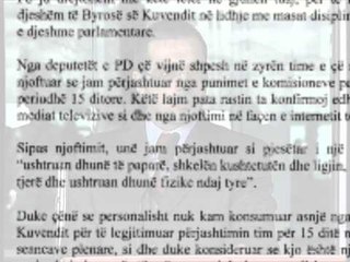 TAHIRI LETER TOPALLIT I KERKON ARSYEN E PERJASHTIMIT DYJAVOR NGA KUVENDI LAJM