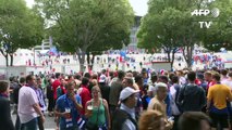 Euro-2016: arrivée des supporters pour France-Albanie