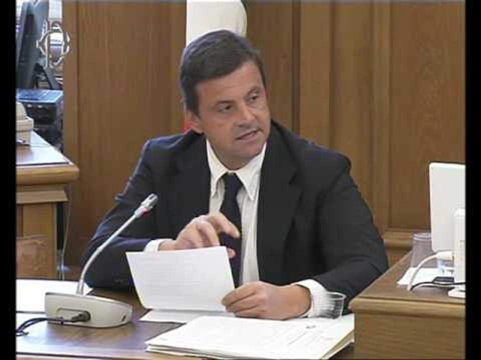 Roma - Industria 4.0 - Audizione Calenda (15.06.16)