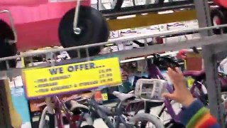 Boy With Pink Car at Toys R Us - Little Tikes