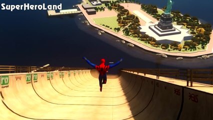 The Amazing Spiderman with Lightning McQueen Disney Cars 2 [4k 1440P]