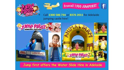 Jump first offers the Water Slide Hire in Adelaide