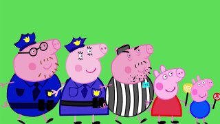 Peppa pig George Crying bee stung Doctor treats Parody Finger Family