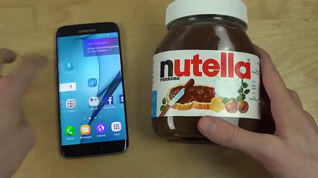 Samsung Galaxy S7 Edge Nutella 630g - Test!