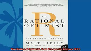 Enjoyed read  The Rational Optimist How Prosperity Evolves PS