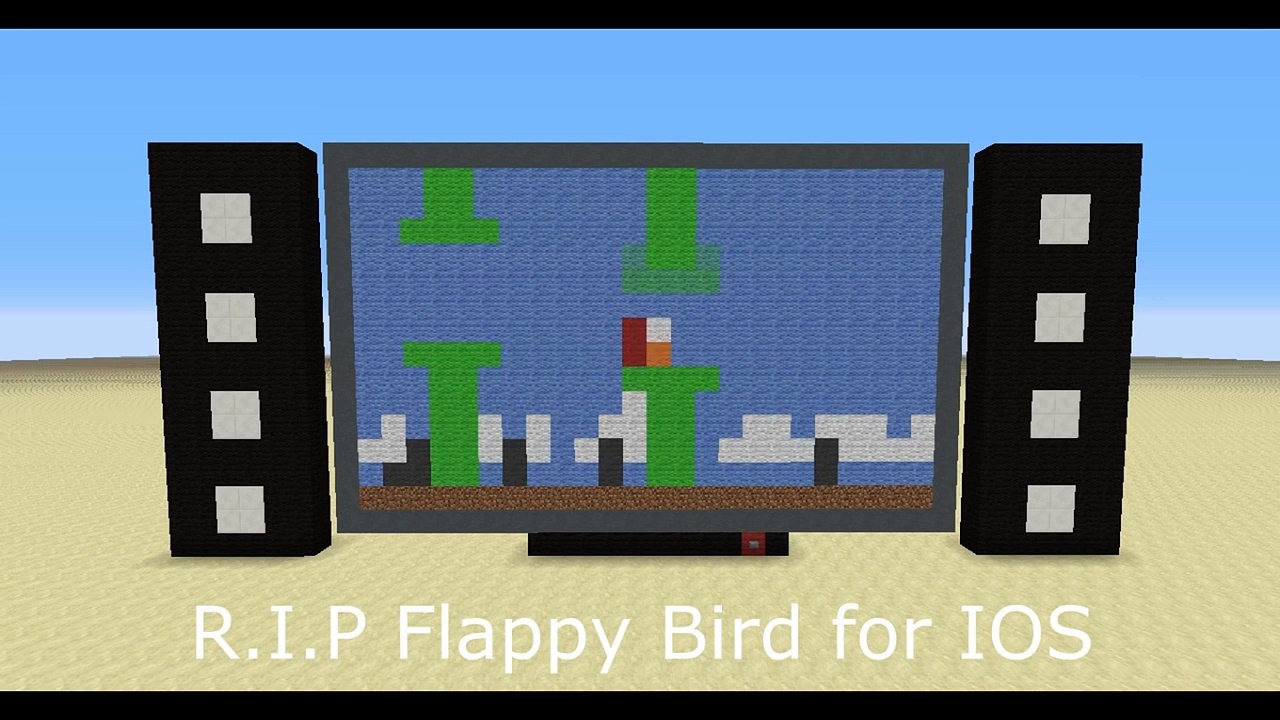 WORKING TV IN MINECRAFT !  20 FPS FAST !!  9ULvIt859M0