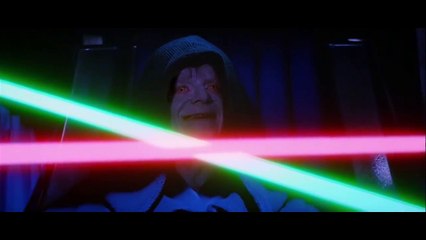 Скачать видео: Luke Skywalker vs Darth Vader, Star Wars Return of the Jedi