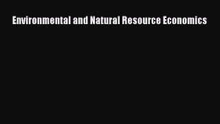 [PDF] Environmental and Natural Resource Economics Download Online