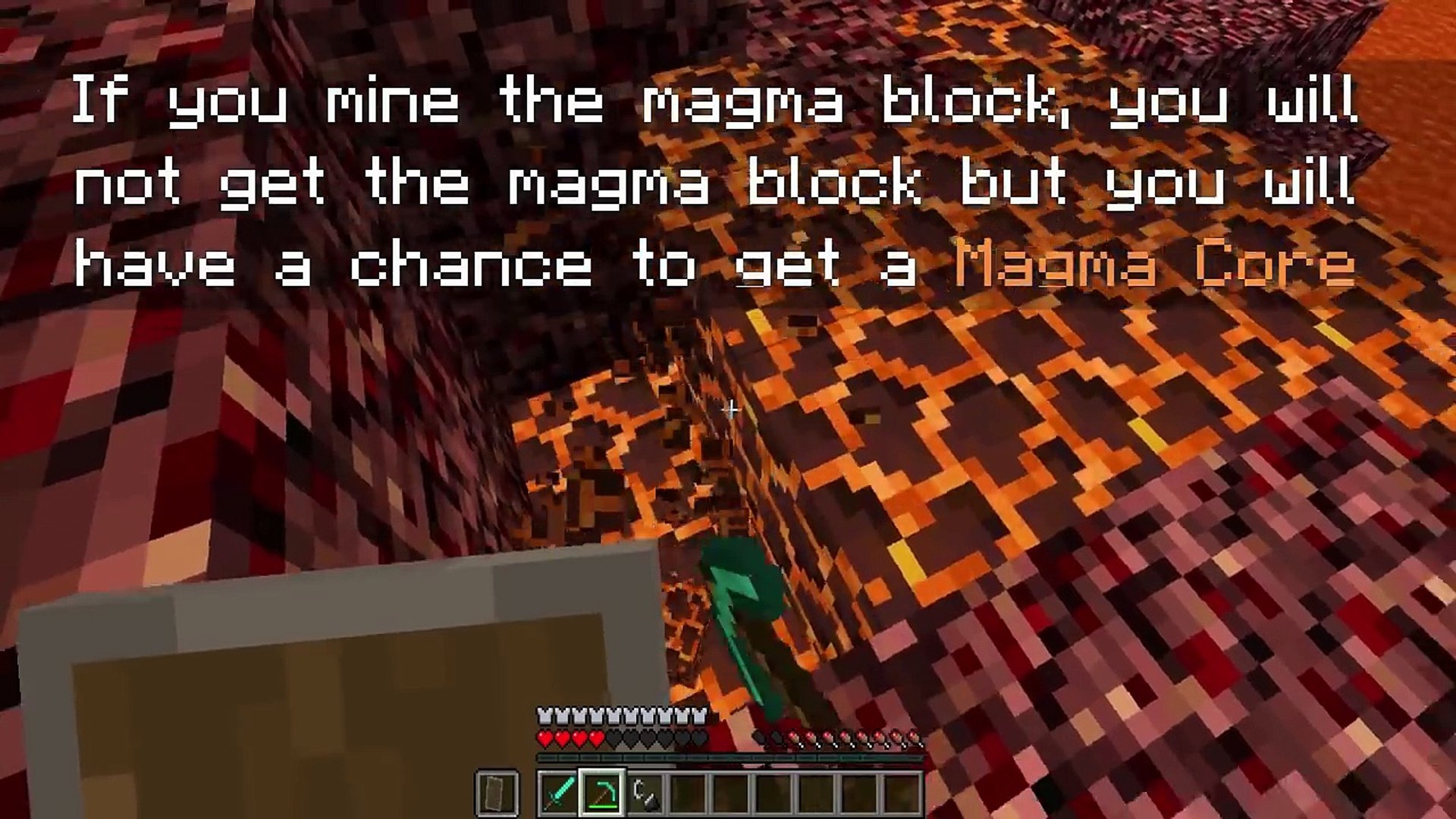Minecraft 1 10 Magma Armor Tools In Only One Command Video Dailymotion