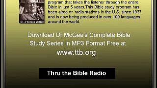 Bible Study - Vernon McGee - Romans 15:20-24 - Part 85