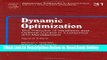 Read Dynamic Optimization: The Calculus of Variations and Optimal Control in Economics and