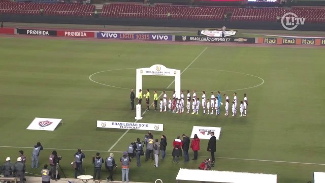Jogo esquisito! Atraso do Vitória e apagão marcam triunfo do Tricolor no Morumbi