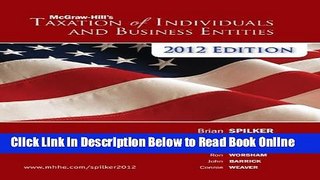 Read Loose Leaf Taxation of Individuals   Business Entities 2012e with Connect Plus  Ebook Free