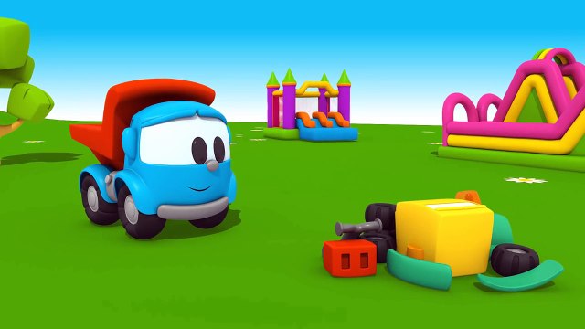 Leo the Truck - Build a LIFTY Forklift - LEO Junior Games & Construction Puzzles - Toy Trucks Cartoons for Kids Tutitu