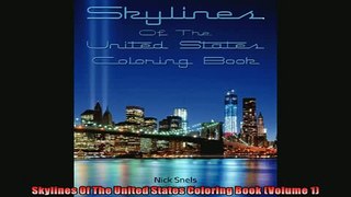 READ book  Skylines Of The United States Coloring Book Volume 1  FREE BOOOK ONLINE