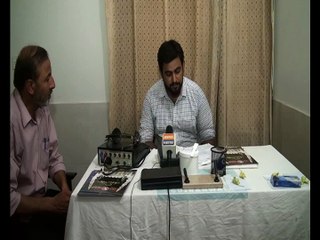 Opening ceremony of Hearing solution & speech therapy centre Salamat Hospital gujranwala today. Dr Waris Audiologist talking with Shakeel Farooqi