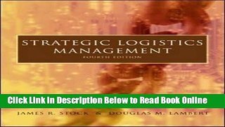 Download Strategic Logistics Management  Ebook Online