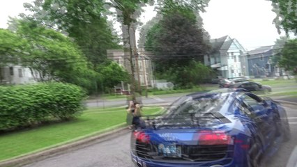 Just Married...ride off in R8