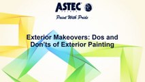 Exterior Makeovers Dos and Don’ts of Exterior Painting