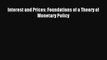 [PDF] Interest and Prices: Foundations of a Theory of Monetary Policy Read Online