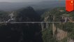 China glass bridge: Zhangjiajie Canyon glass bridge is the world’s longest and highest - TomoNews