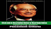 Read Applying ASAM Placement Criteria Curriculum with DVD (The Clinical Innovators Series)  Ebook