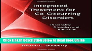 Download Integrated Treatment for Co-Occurring Disorders: Personality Disorders and Addiction  PDF